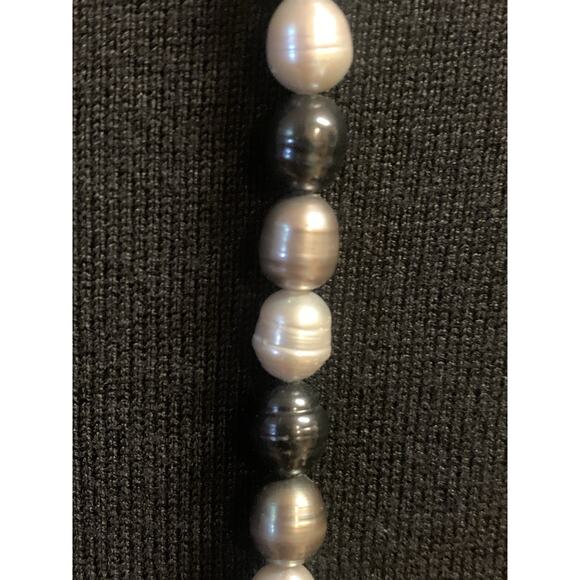 Honora Multi Color Ringed Cultured Pearl Necklace 36 Inches - Picture 8 of 9